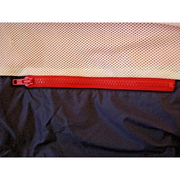 Lauren by Ralph Lauren Sailing Jacket Red Mesh Lined Hoodie Coat Womens Size M - Picture 8 of 10